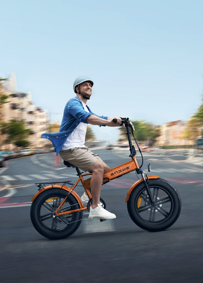 EP-2 Boost Folding Electric Bike, 25km/h, 250W Motor, 55Nm Boost Power, 48V, 13Ah Battery, 20 Inch Fat Tyres Electric Bike
