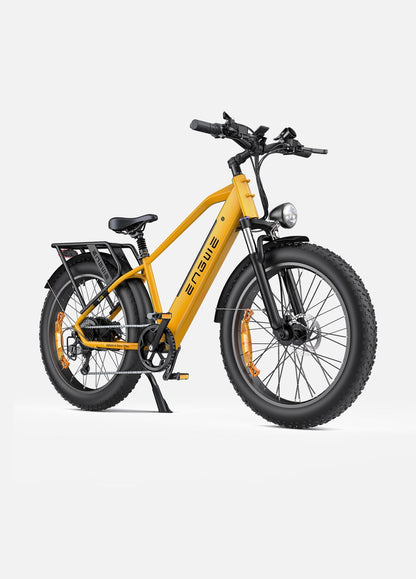 E26 Fat Tyre Electric Bike 250W 70Nm Torque Max Speed 25 km/h 140km Range Dual Suspension All-Terrain Ebike