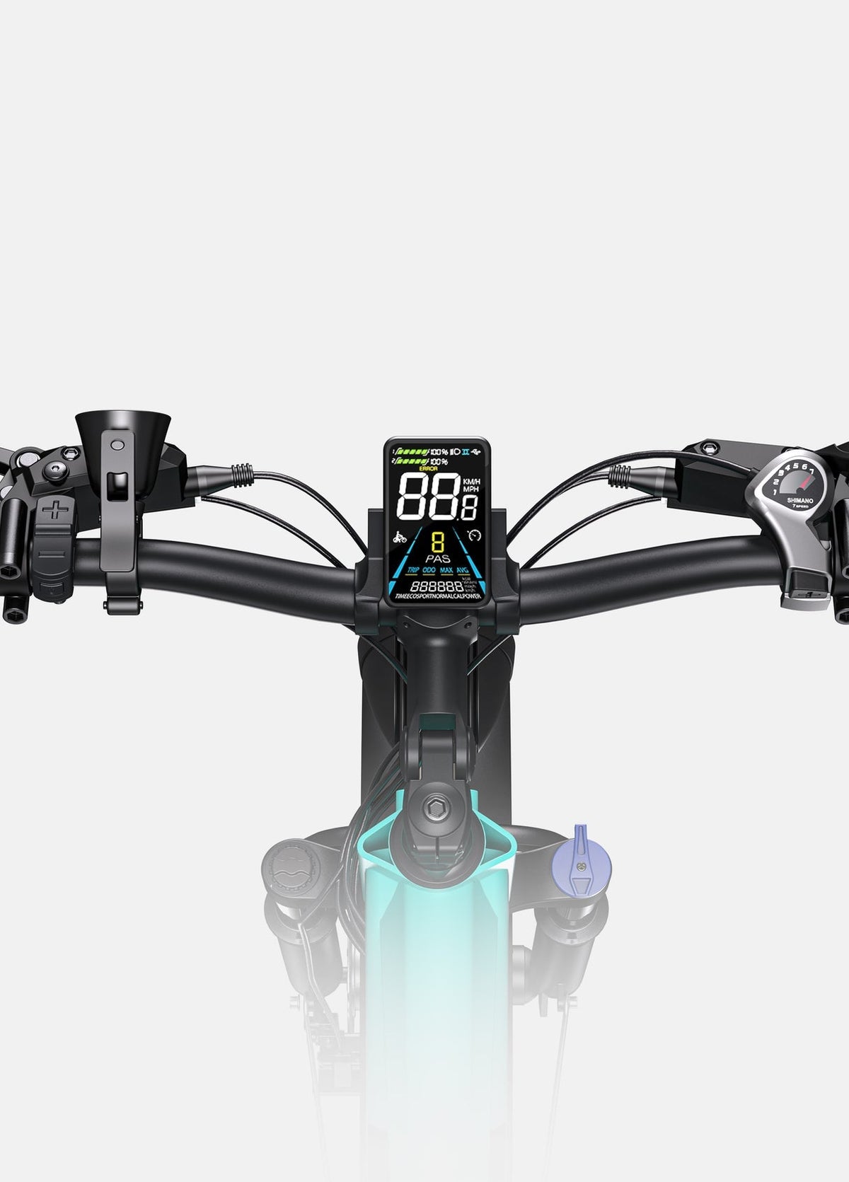 E26 Fat Tyre Electric Bike 250W 70Nm Torque Max Speed 25 km/h 140km Range Dual Suspension All-Terrain Ebike