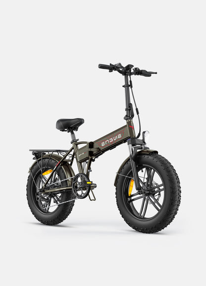 EP-2 Boost Folding Electric Bike, 25km/h, 250W Motor, 55Nm Boost Power, 48V, 13Ah Battery, 20 Inch Fat Tyres Electric Bike