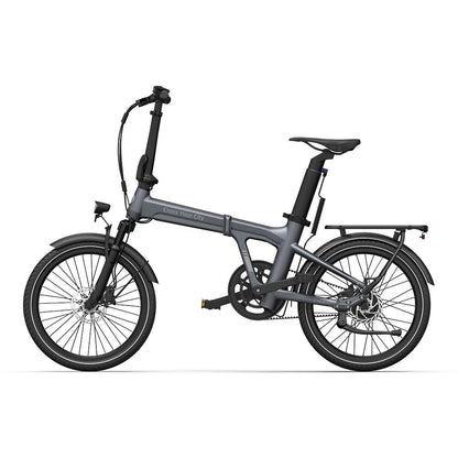 Air 20S 250W Folding Electric Bike for Adults, 20" eBike, 36V 9.6Ah Battery, Up to 25 km/h, Up to 100 km Range - Grey