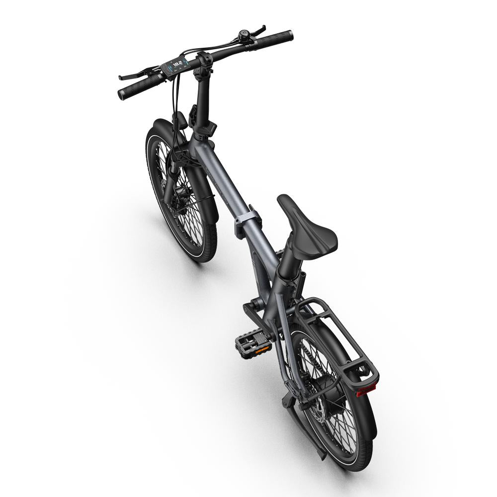 Air 20S 250W Folding Electric Bike for Adults, 20" eBike, 36V 9.6Ah Battery, Up to 25 km/h, Up to 100 km Range - Grey