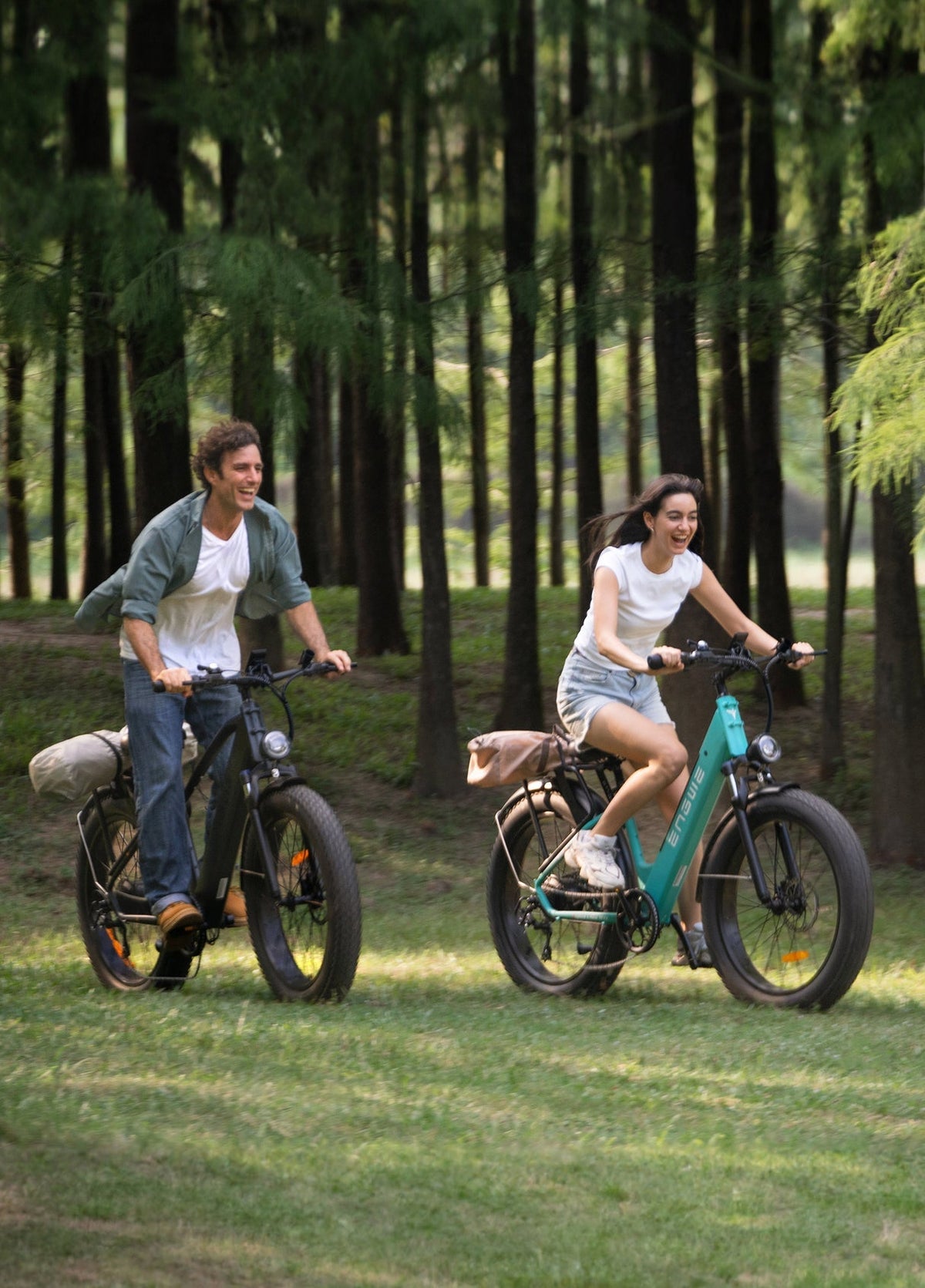 E26 Fat Tyre Electric Bike 250W 70Nm Torque Max Speed 25 km/h 140km Range Dual Suspension All-Terrain Ebike