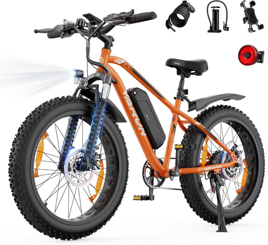 M26-2 Pro Electric Fat Bike 25km/h – 250W Motor 48V 13Ah 624Wh Removable Battery 26" × 4" Fat Tyres 7-Speed