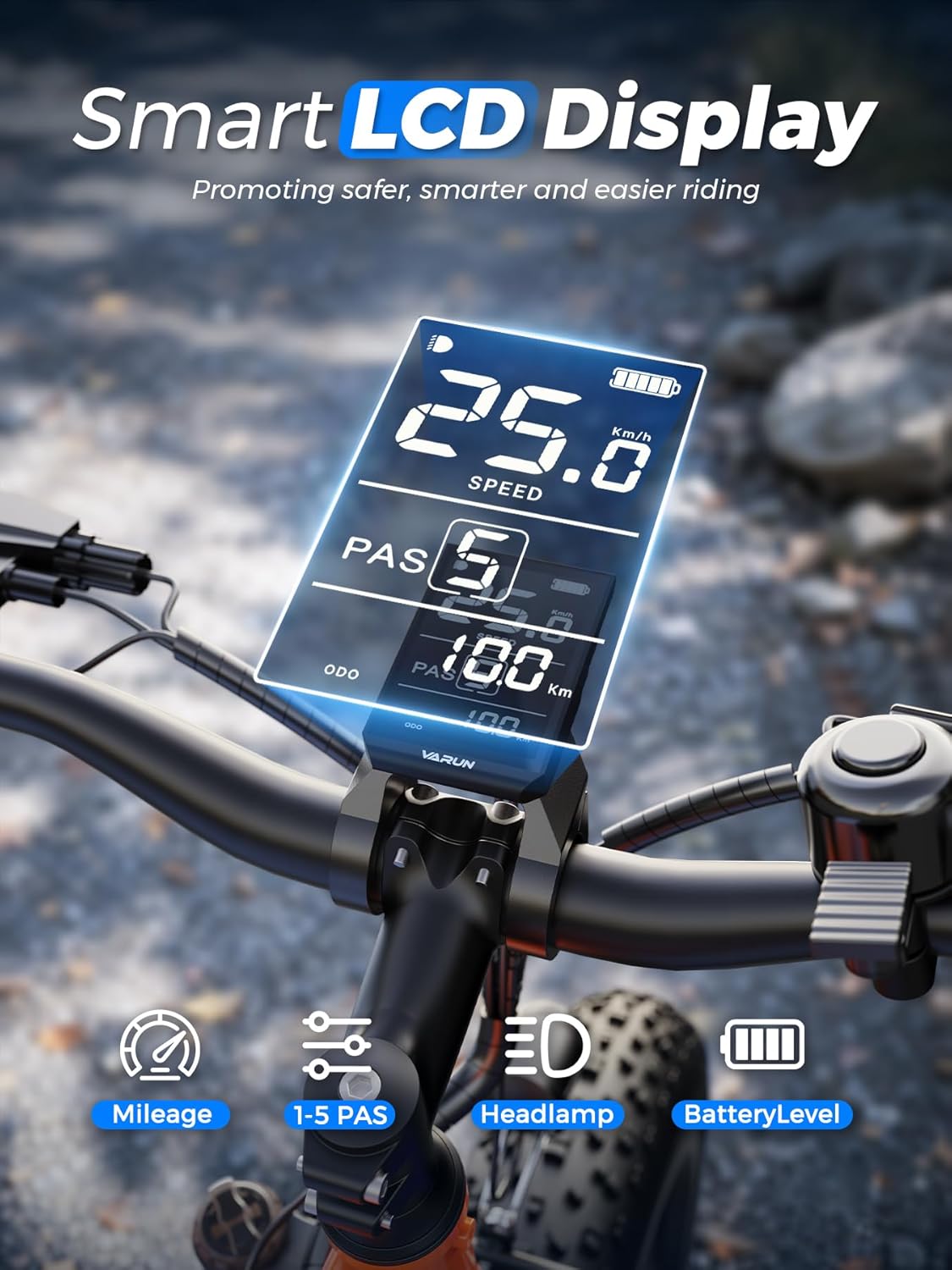 M26-2 Pro Electric Fat Bike 25km/h – 250W Motor 48V 13Ah 624Wh Removable Battery 26" × 4" Fat Tyres 7-Speed
