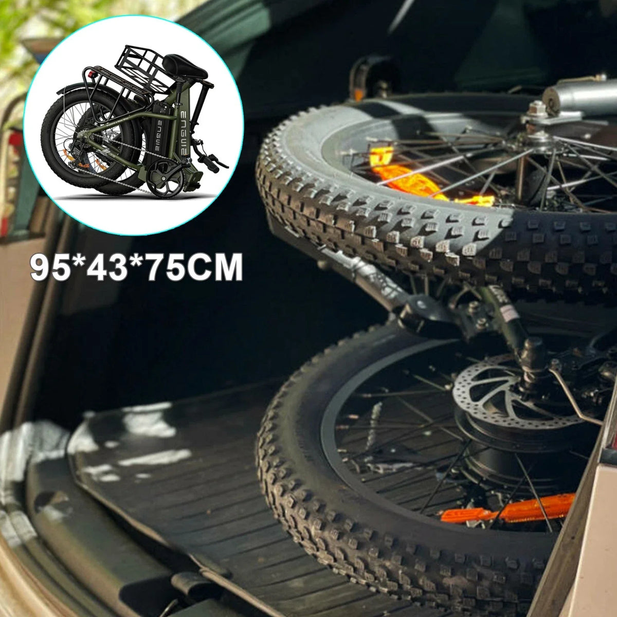 L20 SE 250W 20" Foldable Electric Trekking Bike 561Wh Step-through E-bike